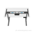 Crianças ergonômicas de mármore ajustável Estudam Dual Motor Desk